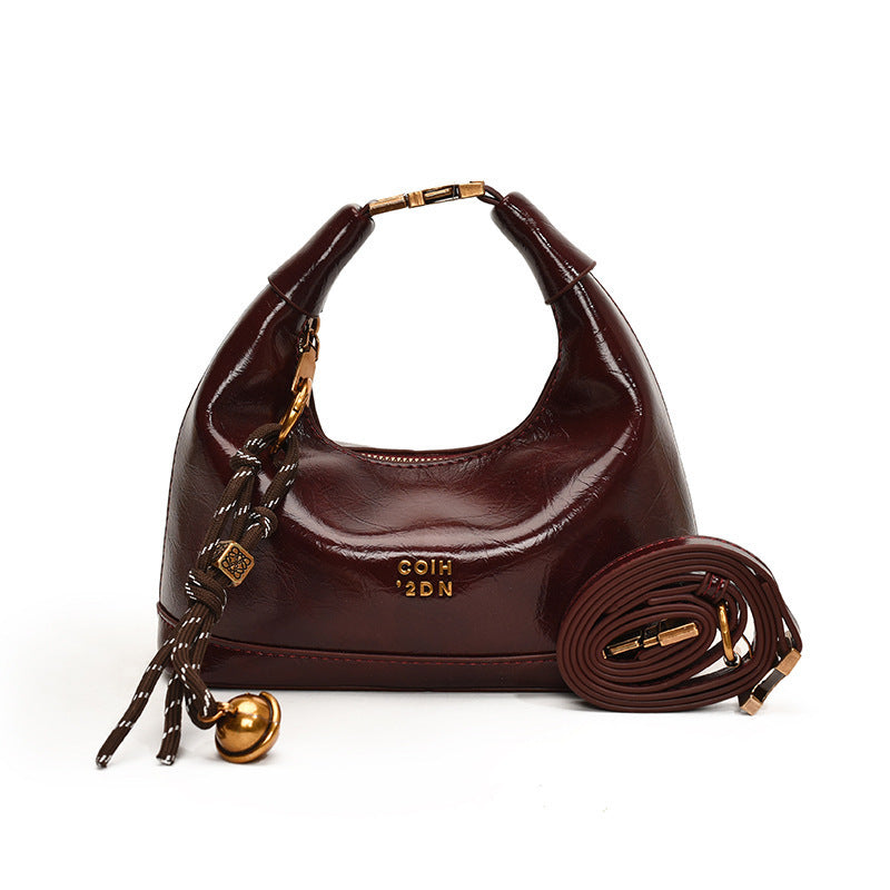 Faux Leather All-match Commuter Crossbody Modern Handbag