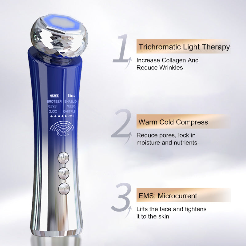 Portable Microcurrent Facial Lifting Tighten Wrinkle Removal Facial Massager