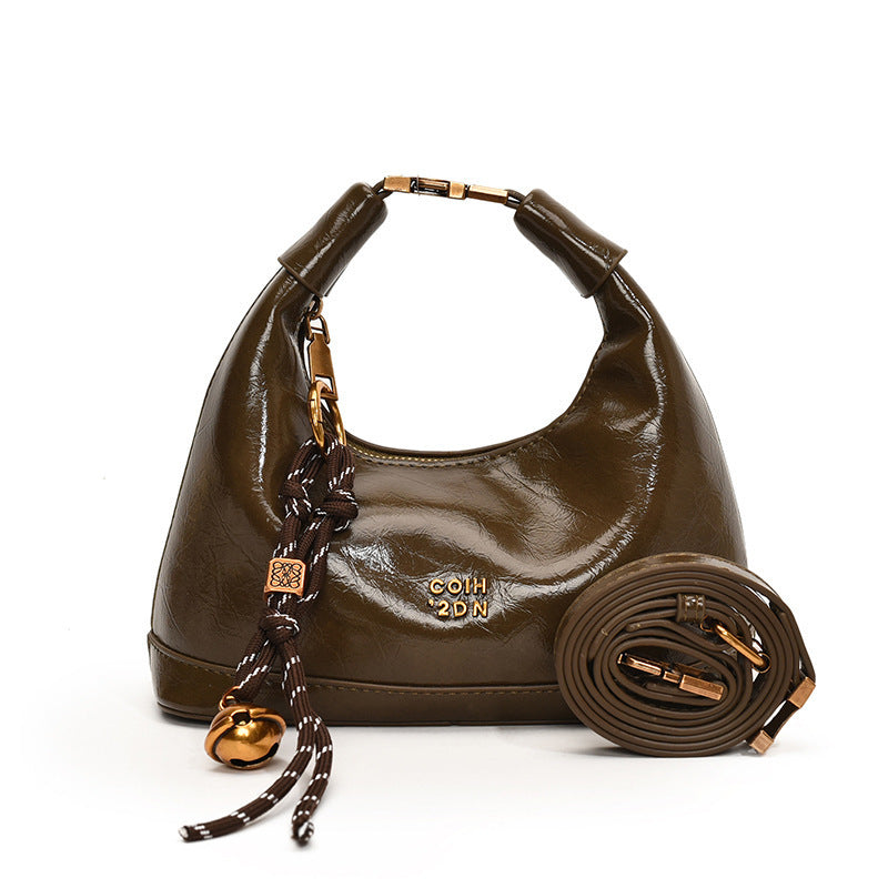 Faux Leather All-match Commuter Crossbody Modern Handbag