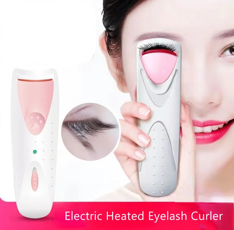 Heated Eyelash Curler Makeup Eye Lashes Curler Tools Longlasting Eye Lash Perm
