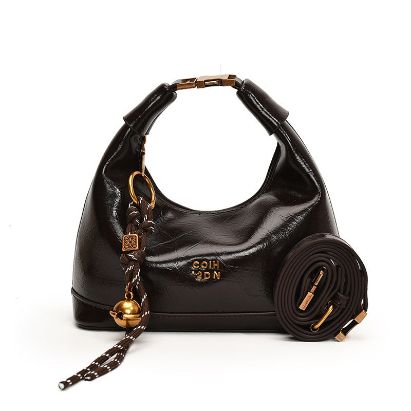 Faux Leather All-match Commuter Crossbody Modern Handbag
