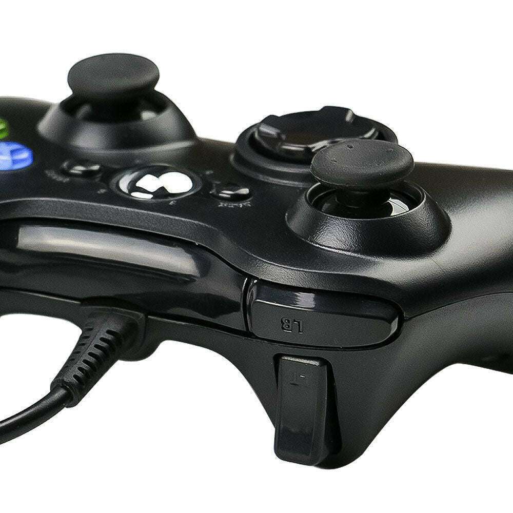 Boxed Black New USB Wired Controller Suitable For Xbox360 PC Windows UK
