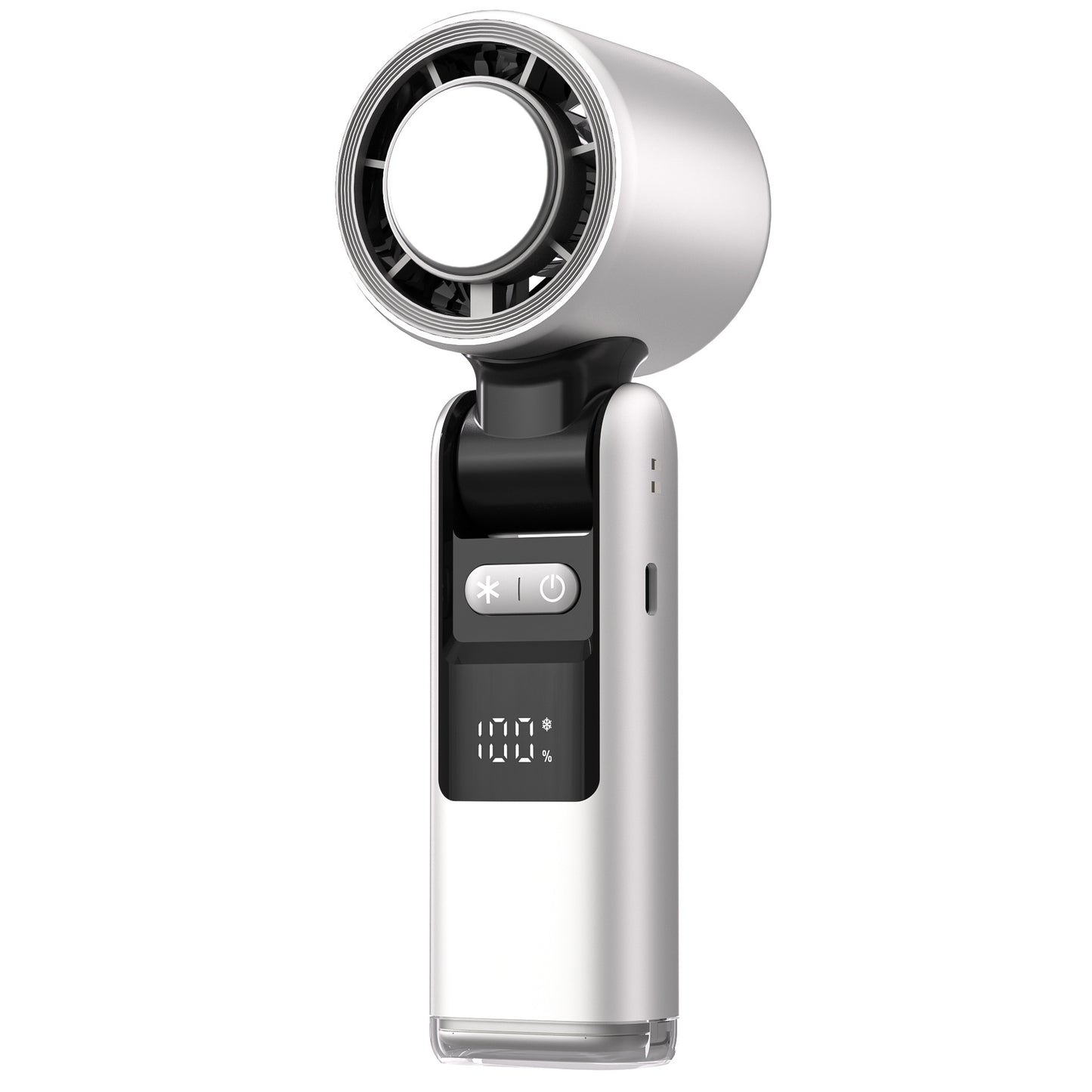 Turbo Ice Chilled Cold Super Mini Turbo Speed Fan USB Powered Digital Display