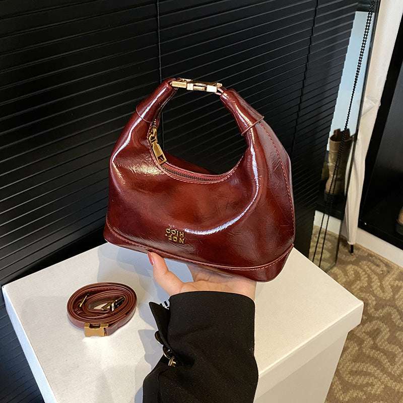Faux Leather All-match Commuter Crossbody Modern Handbag