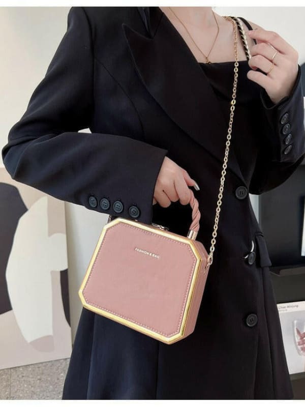 Fashionable Square Bag Stylish Chic Chain Crossbody