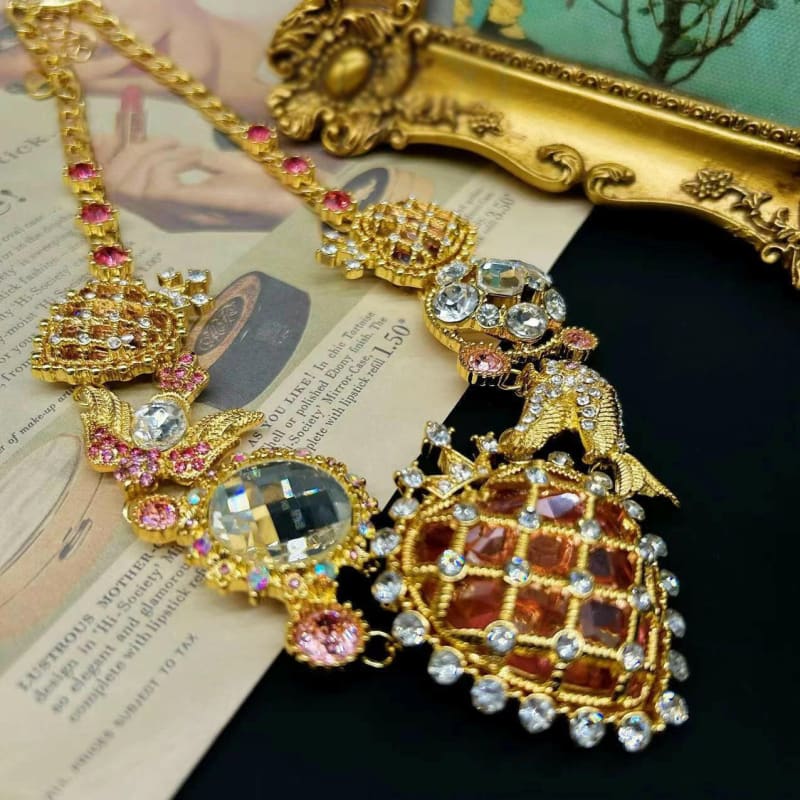 Heavy Bling Statement Luxury Drag Queen Necklace
