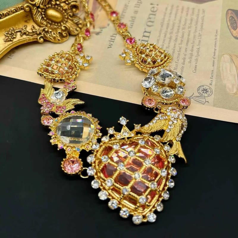 Heavy Bling Statement Luxury Drag Queen Necklace