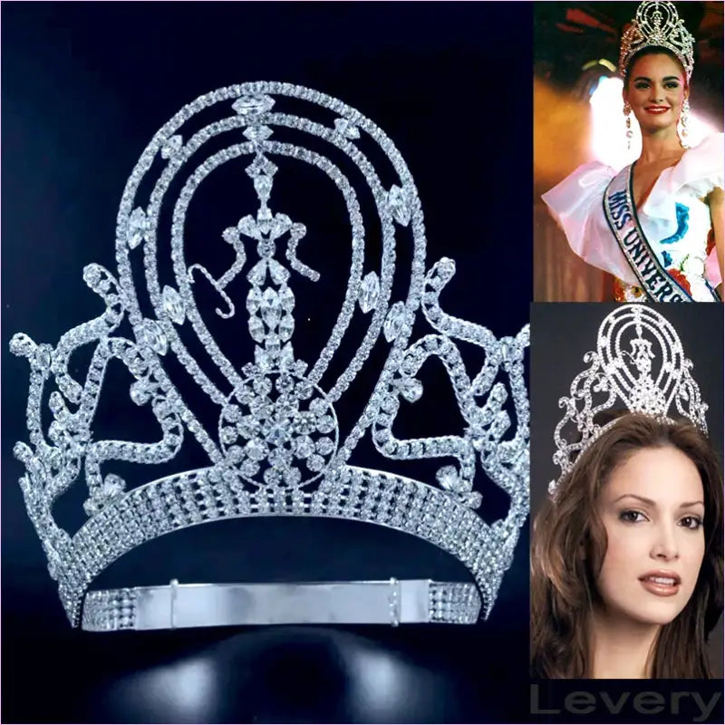 Miss Universe Large Adjustable Headband Crown