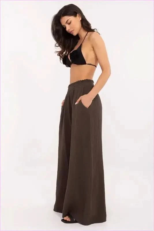 Muslin Trousers Cool Summer Style Italy Moda