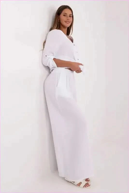 Muslin Trousers Cool Summer Style Italy Moda