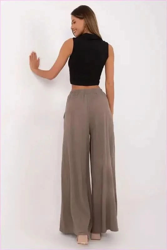 Muslin Trousers Cool Summer Style Italy Moda