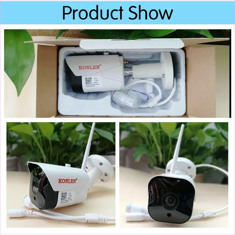 Security camera or surveillance camera with ’KONLEN’ branding.