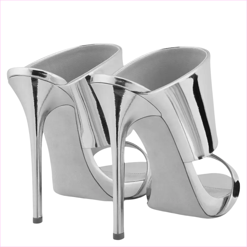 Shiny High Heeled Luxury Open Toe Sandals Online