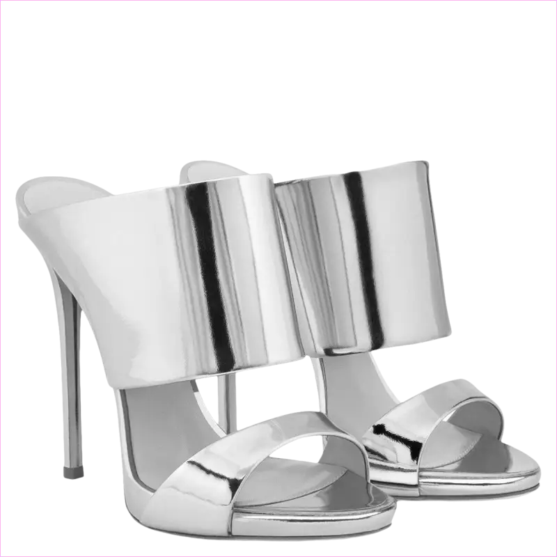 Shiny High Heeled Luxury Open Toe Sandals Online