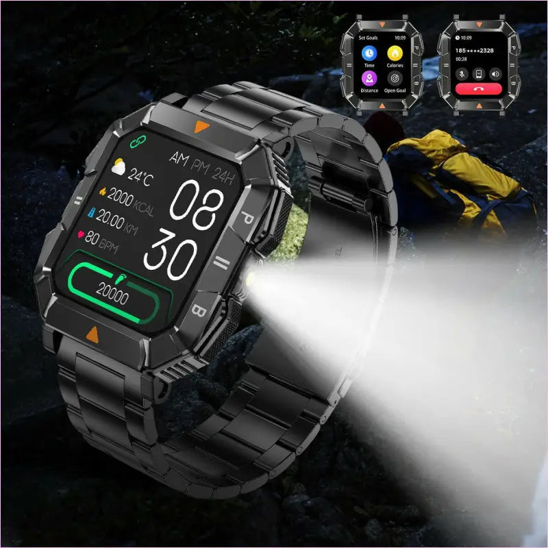 Smartwatch Bluetooth Waterproof Heart Rate Oxygen Monitor