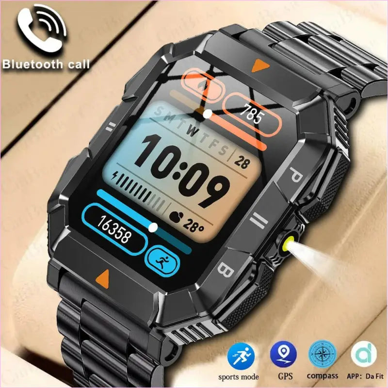 Smartwatch Bluetooth Waterproof Heart Rate Oxygen Monitor