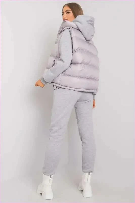 Sweatshirt Vest and Pants Set Unique Style Fashion - Pleasures and Sins