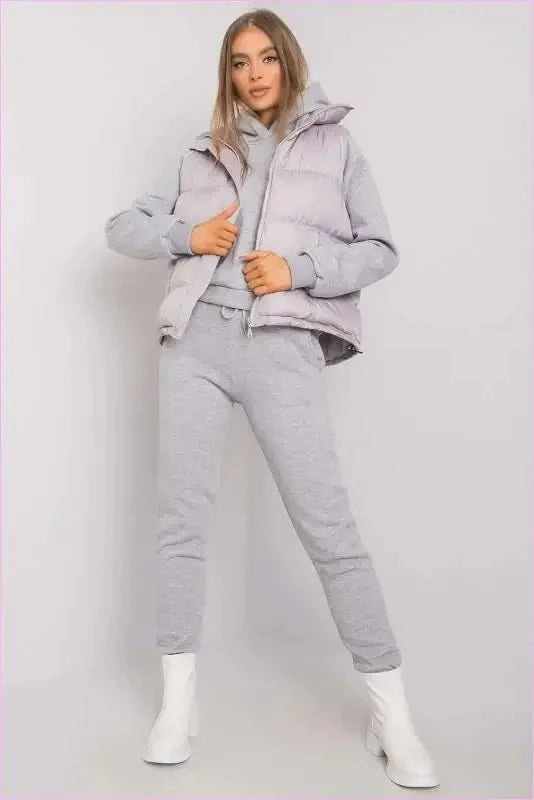 Sweatshirt Vest and Pants Set Unique Style Fashion - Pleasures and Sins