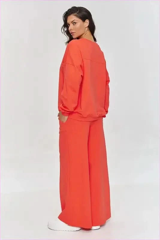 Womens Fashion Tracksuit Set Stylish Loungewear Makadamia