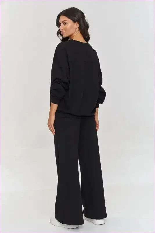 Womens Fashion Tracksuit Set Stylish Loungewear Makadamia