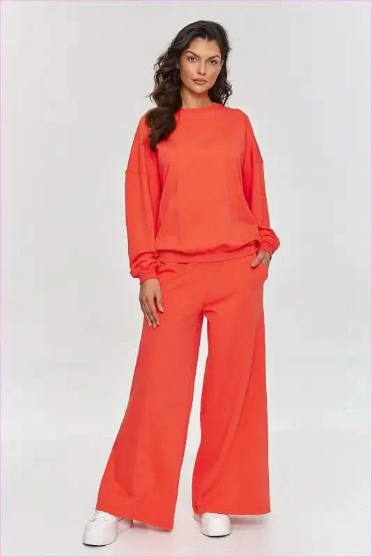 Womens Fashion Tracksuit Set Stylish Loungewear Makadamia pink 36