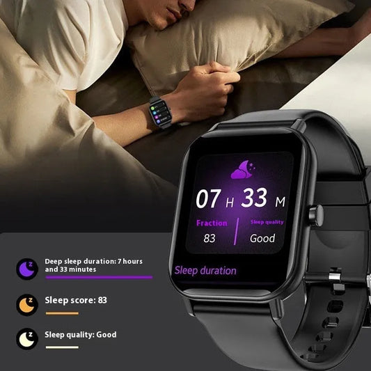Bluetooth Calling Heart and Blood Pressure Oxygen Health Monitor Watch