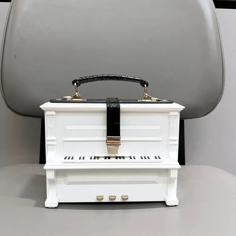Einzigartige Luxus-Klavierform Crossbody Umhängetasche mit Deckel