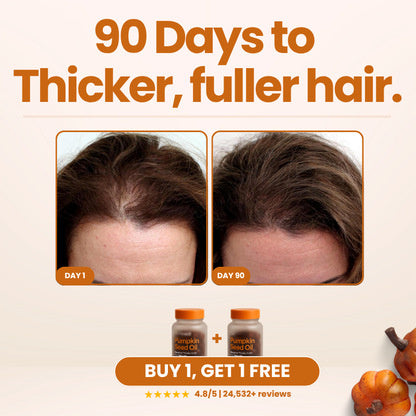 Pumpkin Seed Oil Softgel Thicker Hair Capsules
