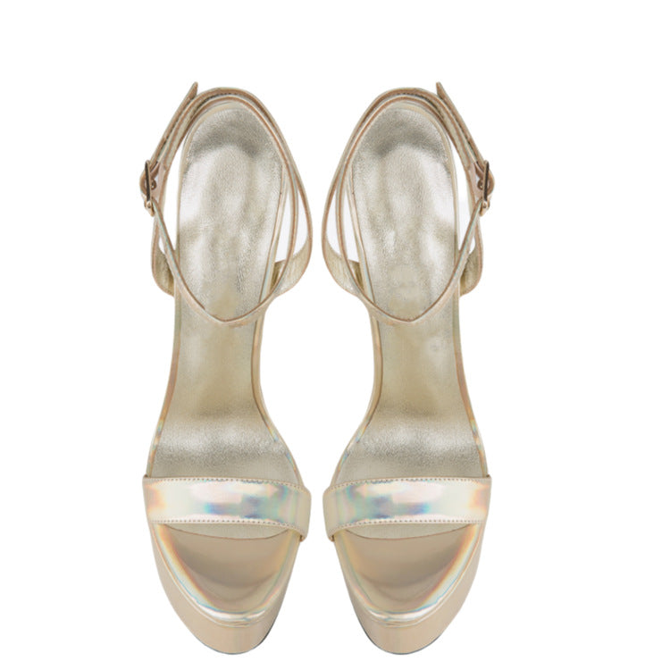 Spring And Summer Platform Open Toe High Heel Sandals