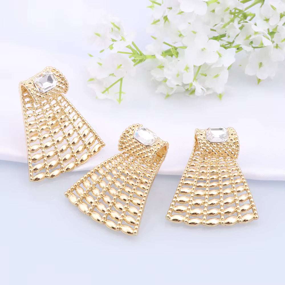 Ladies Luxury Elegant African Style Gold Plated Jewellery Set