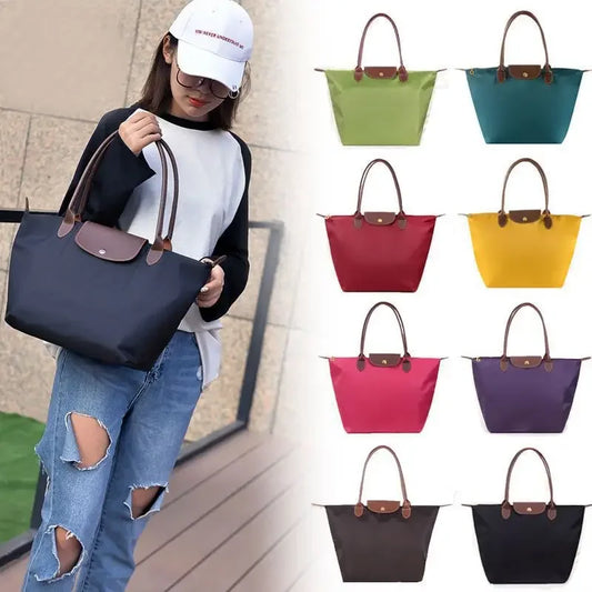 Large Capacity Shoulder Handbag Le Pliage Style Oxford Cloth Women's Bag