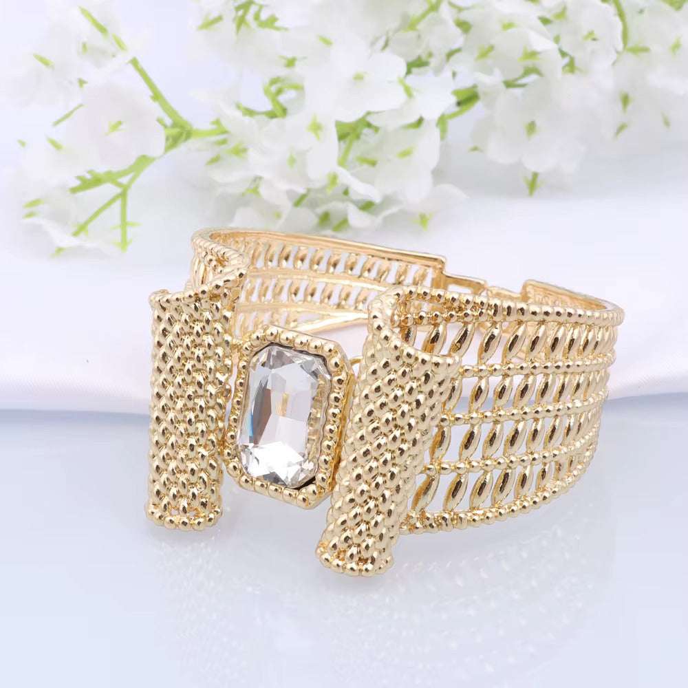 Ladies Luxury Elegant African Style Gold Plated Jewellery Set