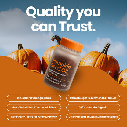 Pumpkin Seed Oil Softgel Thicker Hair Capsules
