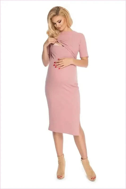Classic Maternity Dress Versatile Style PeeKaBoo