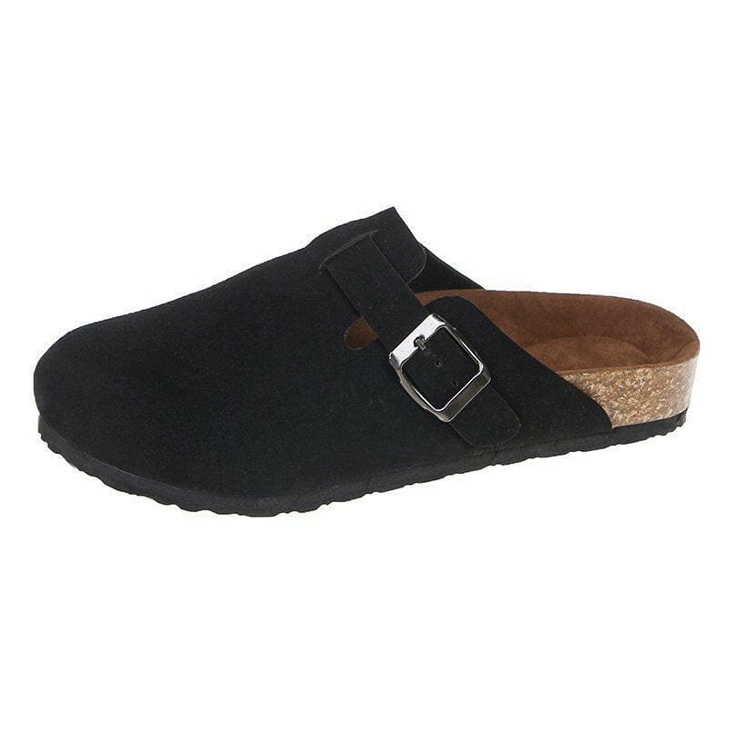 Boston Unisex Backless Mule Clog Sandals with Cork Sole