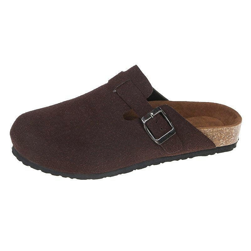 Boston Unisex Backless Mule Clog Sandals with Cork Sole