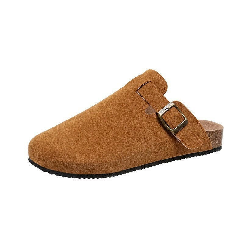 Boston Unisex Backless Mule Clog Sandals with Cork Sole