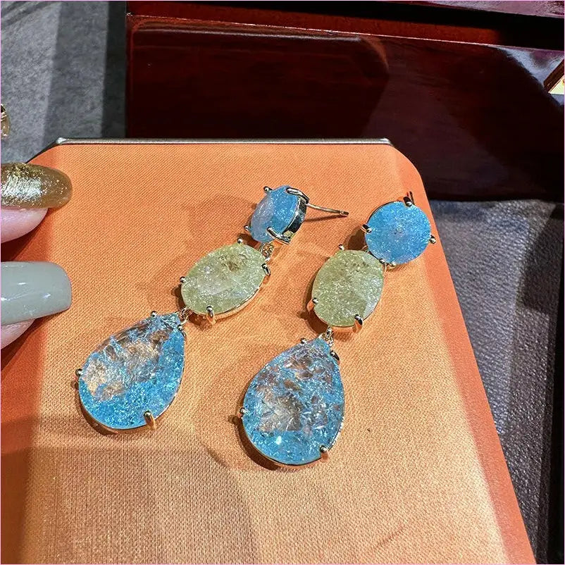 Super Sparkling Ice Flower Cut Earrings for Every Occasion