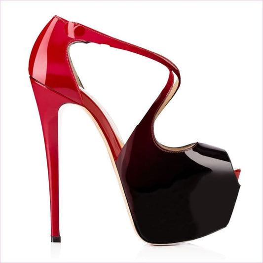 Plus Size Peep Toe High Heels with Elegant Silhouette