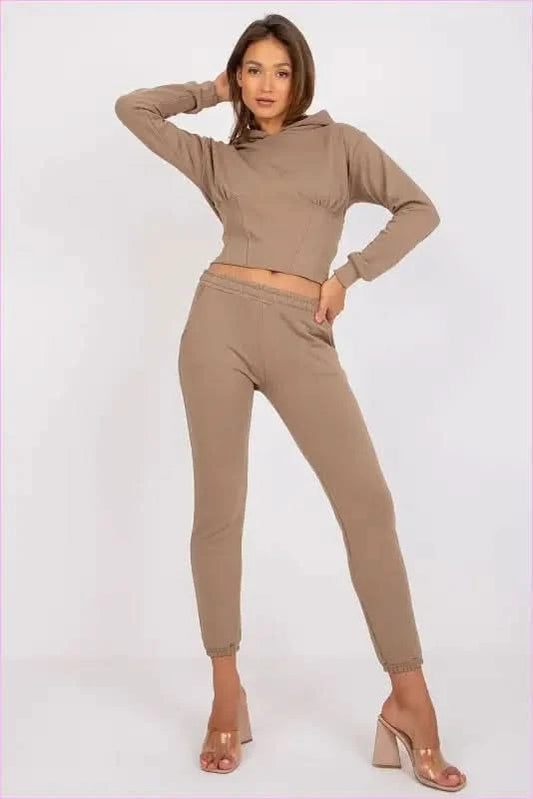 Corset Sweatshirt Set Unique Fashion Style - Pleasures and Sins