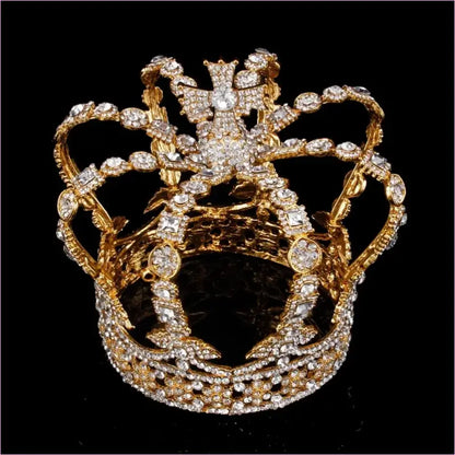 Crystal Queen King Crown for Women Pageant Events