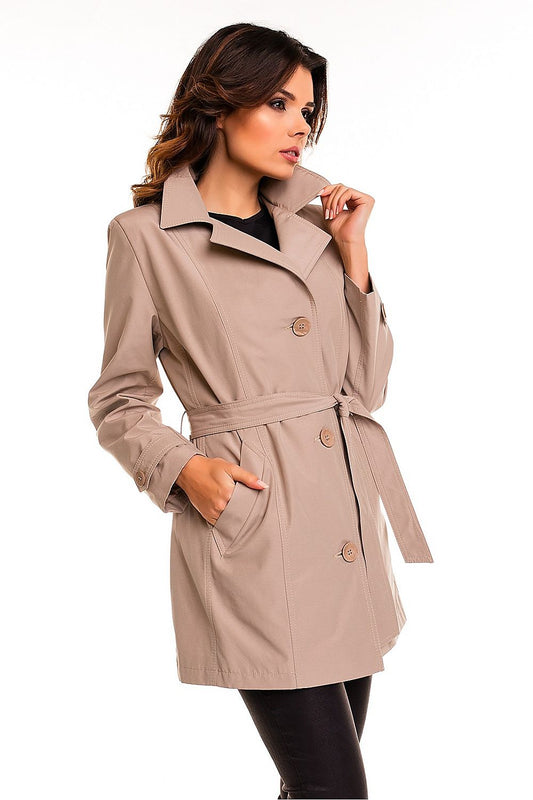 Classic Cotton Lined Women's Trench Coat | Perfect for Autumn Coat Cabba