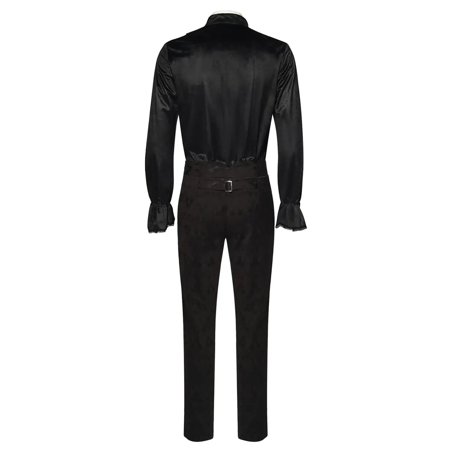 Mens Medieval Pleated Steampunk Civil War Shirt