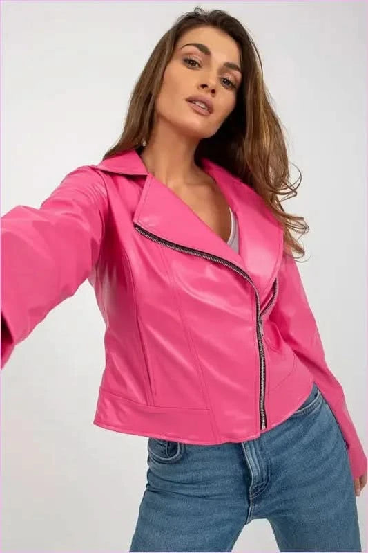 Eco Leather Jacket Casual Style Fashion Lakerta