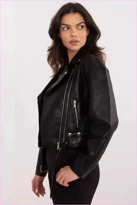Eco Leather Jacket Unique Spring Autumn Style MBM