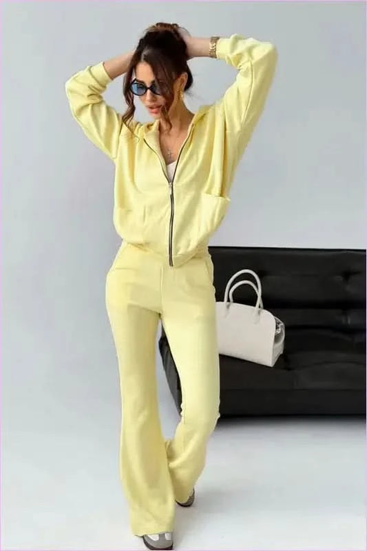Everyday Style Tracksuit Set LaBalancia yellow XS/S