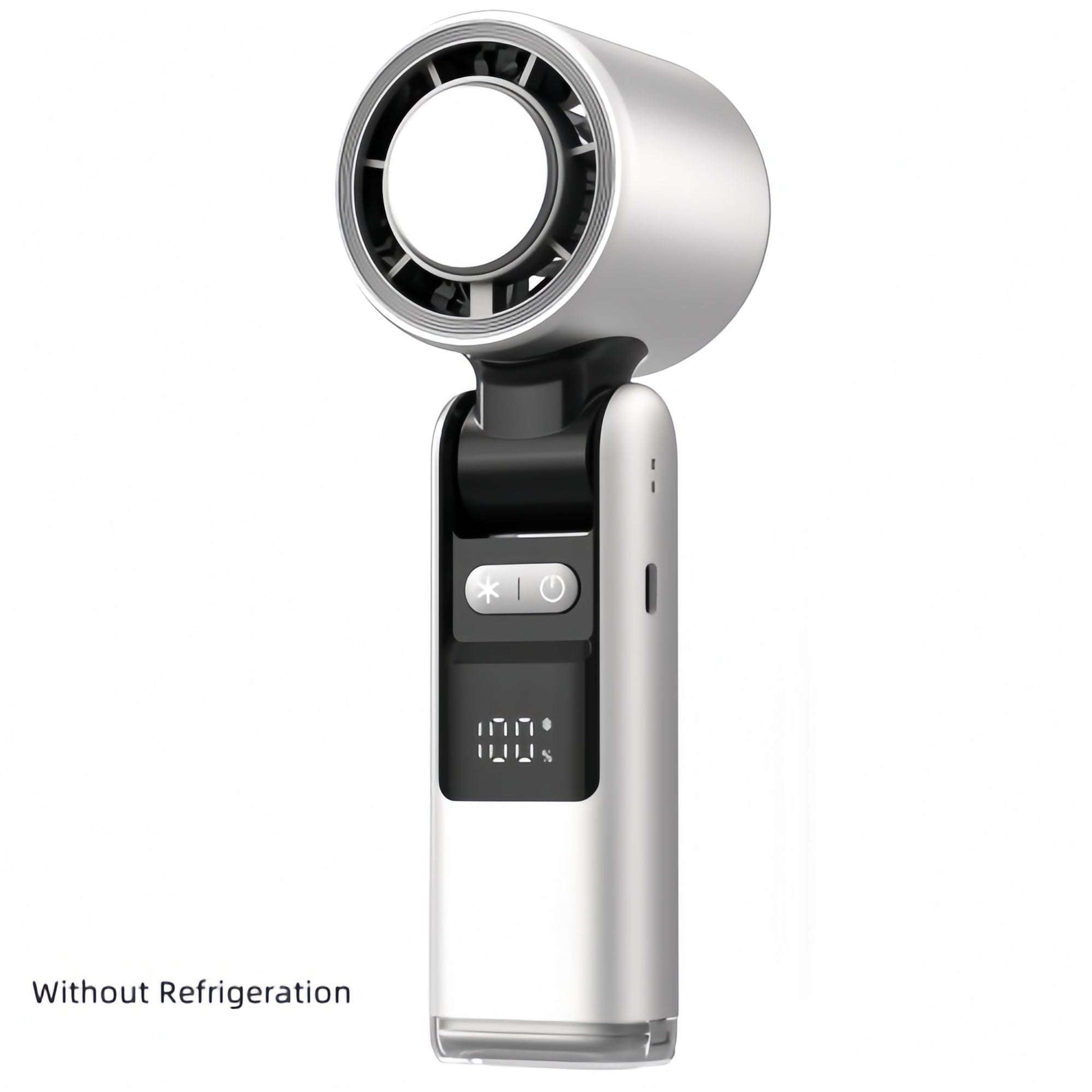 Turbo Ice Chilled Cold Super Mini Turbo Speed Fan USB Powered Digital Display
