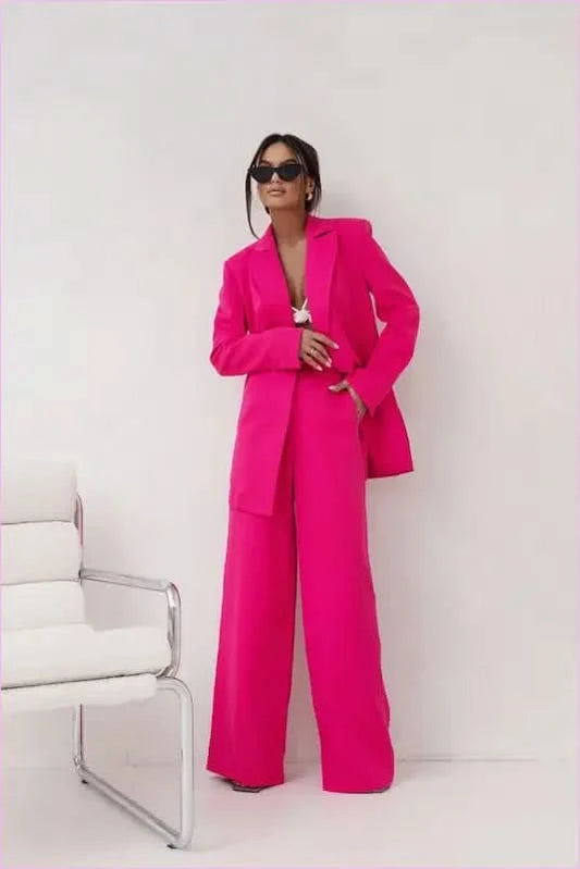 Fuchsia Suit Unique Style Women's Fashion LaBalancia violet S/M