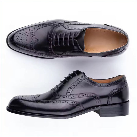 Genuine Leather Oxford Brogue Shoes in Classic and Unique