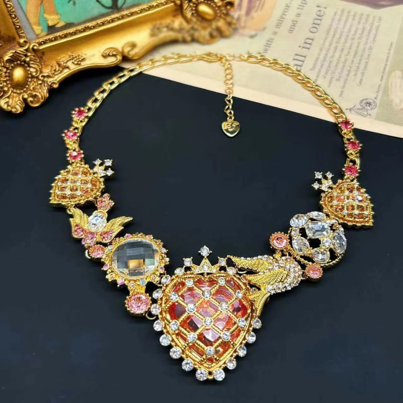Heavy Bling Statement Luxury Drag Queen Necklace